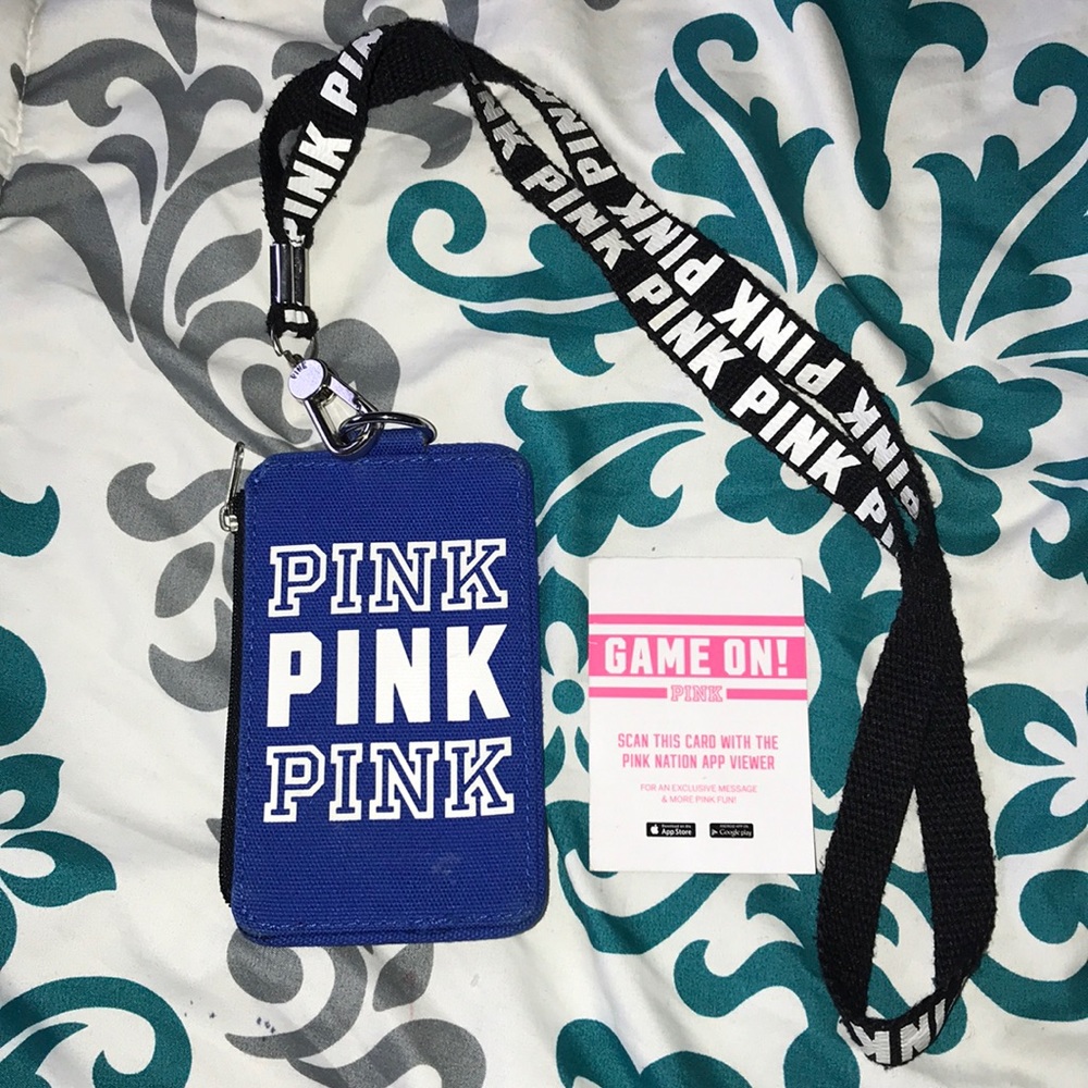 PINK ID/Card and coin Holder